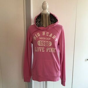 Pink Victoria Secret Hoodie Pullover Sweatshirt Pink med